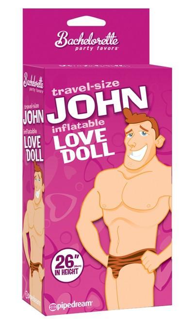 Bachelorette Party Favors Travel Size John Blow Up Doll 26 Inch In Height