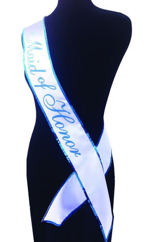 Bachelorette The Maid Of Honor Party Sash Gifts & Games - Bachelorette Little Genie Productions LLC 