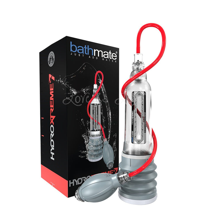 Bathmate HydroXtreme7 Penis Pump Clear [Authorized Dealer](FREE Pump Timer)
