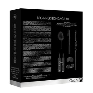 Shots Ouch Beginners Bondage Kit Black buy in Singapore LoveisLove U4ria