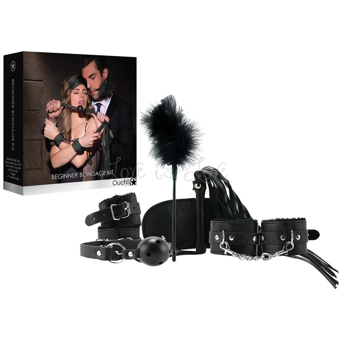 Shots Ouch! Beginners Bondage Kit Black