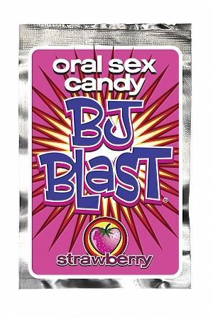 BJ Blast Oral Sex Candy Strawberry or Cherry or Green Apple (Popular Item For BJ Lovers) Gifts & Games - Gifts & Novelties Pipedream Products Strawberry 