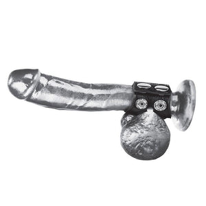 Blueline C&B 1.5 Inches Cock Ring With Ball Strap Cock Rings - Cock & Ball Gear Electric Eel Inc 