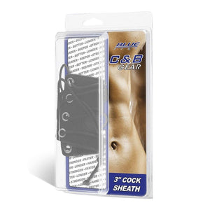 Blueline C&B Cock Sheath 3 Inch or 5 Inch Buy in Singapore LoveisLove U4Ria Bondage - Cock & Ball Gear Electric Eel Inc 