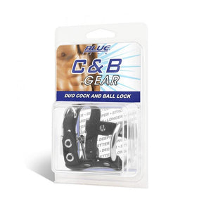 Blueline C&B Duo Cock and Ball Lock Cock Rings - Cock & Ball Gear Electric Eel Inc 