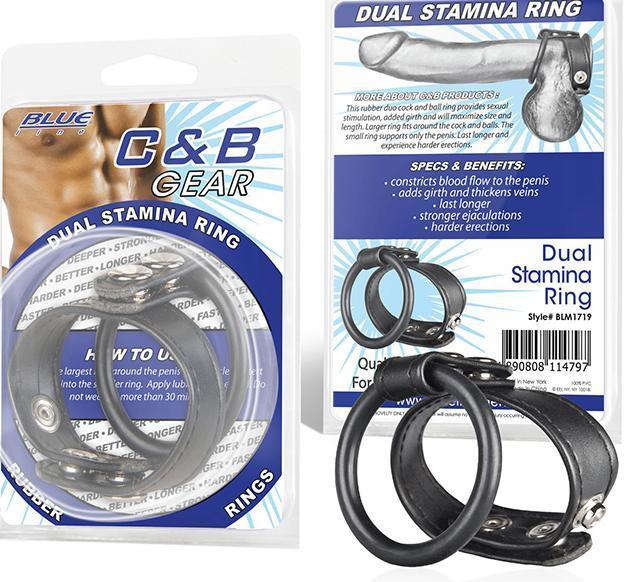 Blueline Cock And Ball Gear Dual Stamina Ring