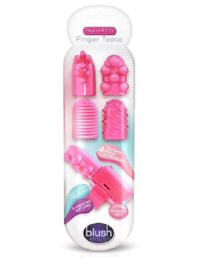 Blush Finger Tease Hot Pink Vibrators - Finger & Tongue Blush Novelties 