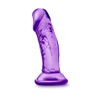 Blush Novelties B Yours Sweet N Small 4 Inch Dildo with Suction Cup Purple Dildos - Suction Cup Dildos Blush Novelties 