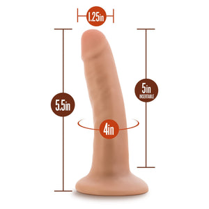 Blush Novelties Dr. Skin 5.5 Inch Cock With Suction Cup Beige or Chocolate Love Is Love u4ria Buy In Singapore Sex Toys Adult toys