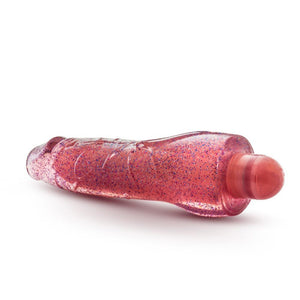 Blush Novelties Glow Dicks Molly Glitter Vibrator Pink Vibrators - Jelly Vibrators Blush Novelties 
