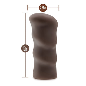 Blush Novelties Hot Chocolate Nicoles Rear Chocolate Male Masturbators - Handheld Strokers Blush Novelties 