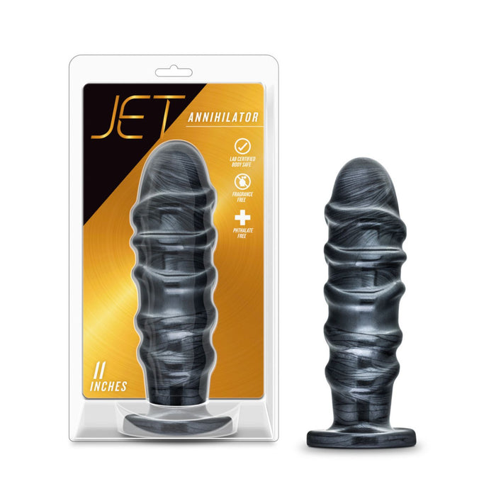 Blush Jet Annihilator 11" Pro Butt Plug Carbon Metallic Black