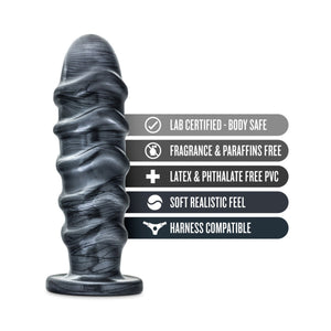 Blush Jet Annihilator 11" Pro Butt Plug Carbon Metallic Black Buy in Singapore LoveisLove U4Ria