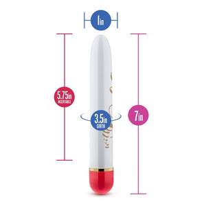Blush Novelties The Collection With Love Limited Edition Devil Red 7 Inch Vibrators - Classic/Traditional Blush Novelties 