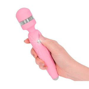 BMS Pillow Talk Cheeky Rechargeable Massager Wand Teal or Pink Vibrators - Wands & Attachments BMS Factory Pink 