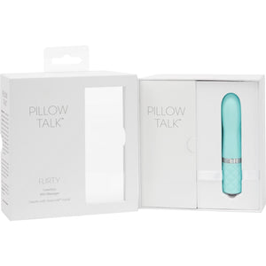 BMS Pillow Talk Flirty USB Rechargeable Bullet Teal or Pink Vibrators - Bullet & Egg BMS Factory 