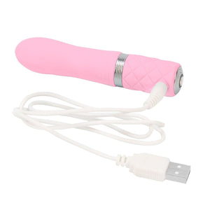 BMS Pillow Talk Flirty USB Rechargeable Bullet Teal or Pink Vibrators - Bullet & Egg BMS Factory 