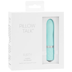 BMS Pillow Talk Flirty USB Rechargeable Bullet Teal or Pink Vibrators - Bullet & Egg BMS Factory 