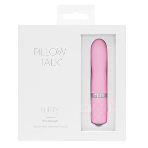 BMS Pillow Talk Flirty USB Rechargeable Bullet Teal or Pink Vibrators - Bullet & Egg BMS Factory 