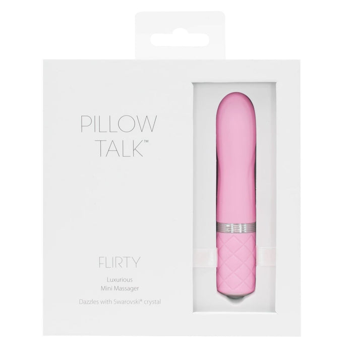BMS Pillow Talk Flirty USB Rechargeable Bullet Teal or Pink