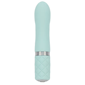 BMS Pillow Talk Flirty USB Rechargeable Bullet Teal or Pink Vibrators - Bullet & Egg BMS Factory Teal 