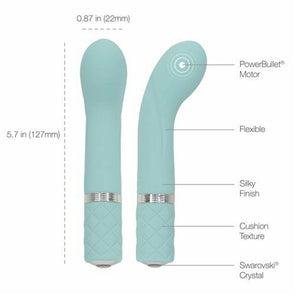 BMS Pillow Talk Racy Mini G-Spot Vibe Teal Or Pink (Newly Replenished on Apr 19) Vibrators - Clit Stimulation & G-Spot BMS Factory 