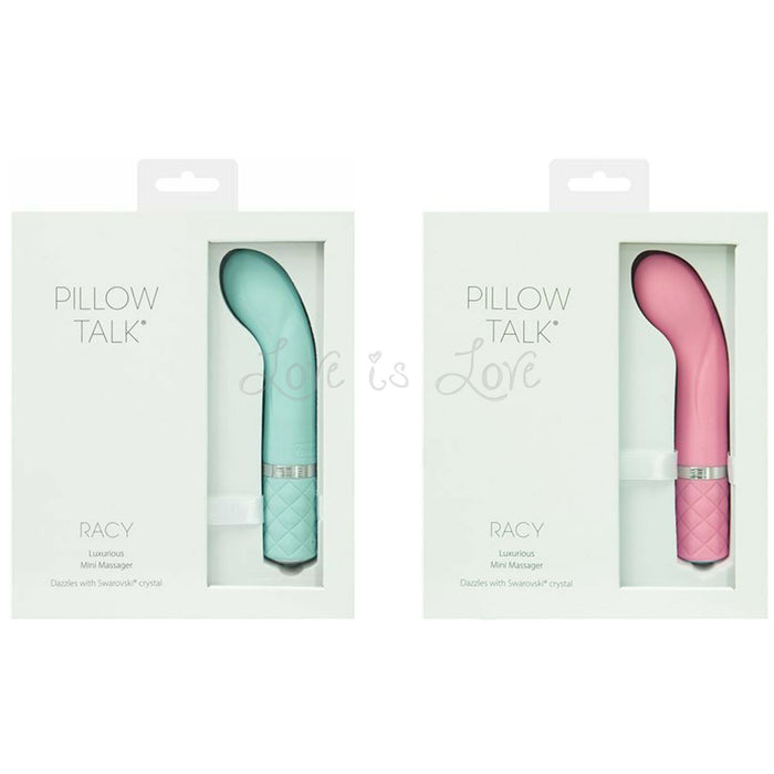 BMS Pillow Talk Racy Mini G-Spot Vibe Teal Or Pink