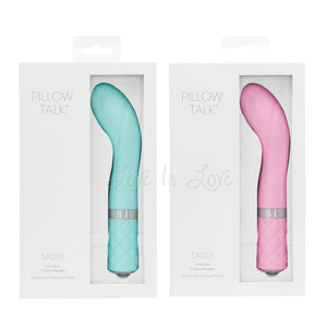 BMS Pillow Talk Sassy G-Spot USB Rechargeable Vibe Teal or Pink Vibrators - G-Spot Vibrators BMS Factory 