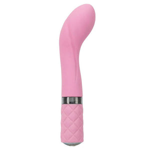 BMS Pillow Talk Sassy G-Spot USB Rechargeable Vibe Teal or Pink Vibrators - G-Spot Vibrators BMS Factory Pink 