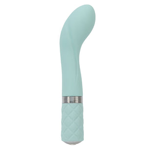 BMS Pillow Talk Sassy G-Spot USB Rechargeable Vibe Teal or Pink Vibrators - G-Spot Vibrators BMS Factory Teal 