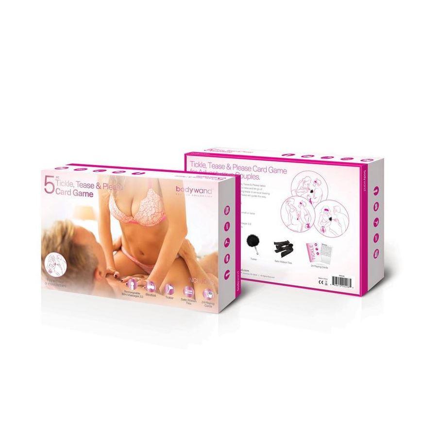 Bodywand 5 Piece Tickle, Tease And Please Card Game Set Love is Love Bodywand 5 Piece Tickle, Tease And Please Card Game Set Love is Love