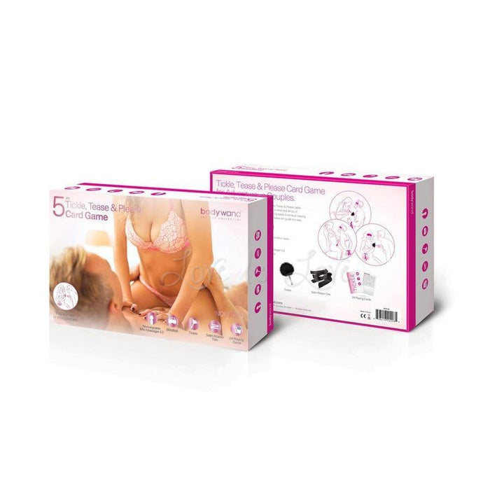 Bodywand 5 Piece Tickle, Tease And Please Card Game Set