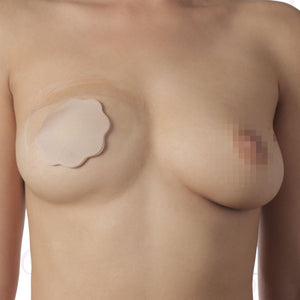 Bye Bra Breast Lift & Silicone Nipple Covers A-C Nude 4 Pairs (Newly Replenished) For Her - Breast Enhancement Bye Bra 