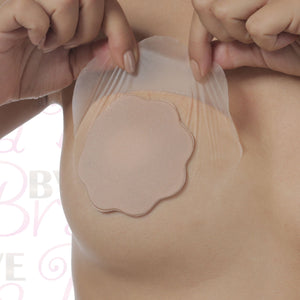Bye Bra Breast Lift & Silicone Nipple Covers A-C Nude 4 Pairs (Newly Replenished) For Her - Breast Enhancement Bye Bra 