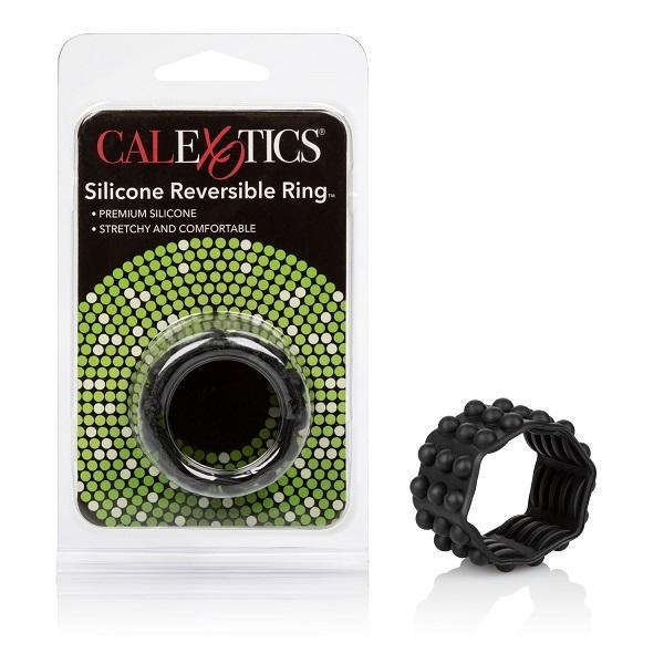 CalExotics Adonis Silicone Reversible Enhancer Ring Black