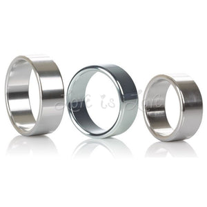 Calexotics Alloy Metallic Ring Medium 1.5 Inch Large 1.75 Inch XL 2 Inch Cock Rings - Metal Cock Rings Calexotics 