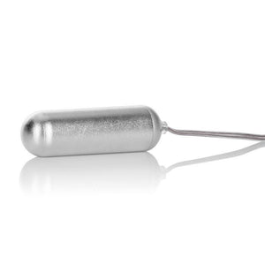 CalExotics Aluminum Heat Wave Slim Teasers Silver Vibrators - Bullet & Egg Calexotics 