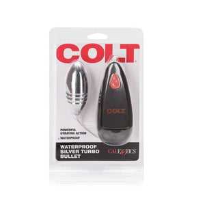 CalExotics Colt Turbo Bullet Waterproof Silver Vibrators - Bullet & Egg Colt by CalExotics 