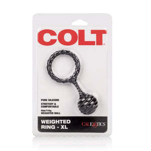 CalExotics Colt Weighted Ring XL Cock Rings - Stretchy Cock Rings Colt by CalExotics 