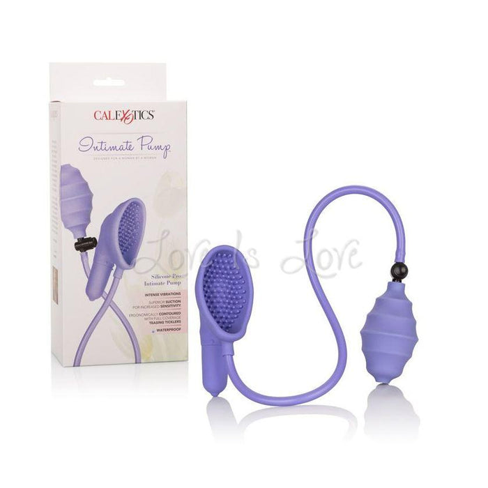 CalExotics Female Intimate Pump Silicone Pro Clitoral Pump Purple