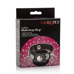 CalExotics Leather Multi-Snap Ring Cock Rings - Adjustable Cock Rings CalExotics 