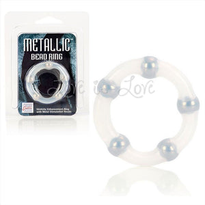 CalExotics Metallic Bead Ring For Him - Cock Rings Calexotics 