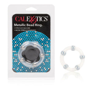CalExotics Metallic Bead Ring For Him - Cock Rings Calexotics 
