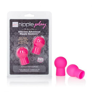 CalExotics Nipple Play Advanced Nipple Suckers Pink In Soft Silicone (New Packaging) Nipple Toys - Nipple Suckers CalExotics 