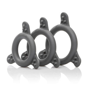 CalExotics Pro Series Silicone Ring Set For Him - Cock Ring Sets CalExotics 