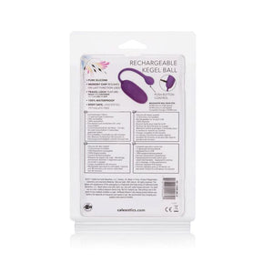 CalExotics Rechargeable Kegel Ball Starter Purple For Her - Kegel & Pelvic Exerciser CalExotics 