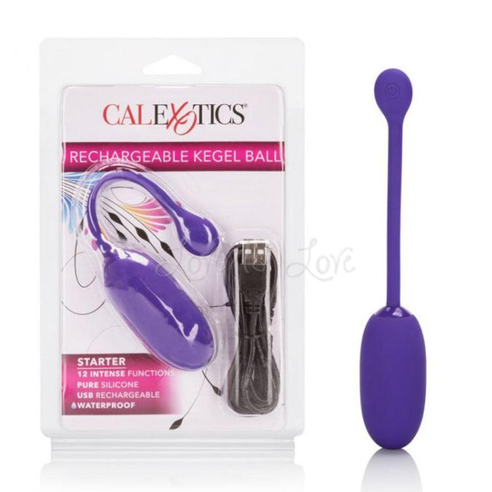CalExotics Rechargeable Kegel Ball Starter Purple