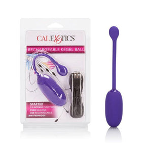 CalExotics Rechargeable Kegel Ball Starter Purple For Her - Kegel & Pelvic Exerciser CalExotics 