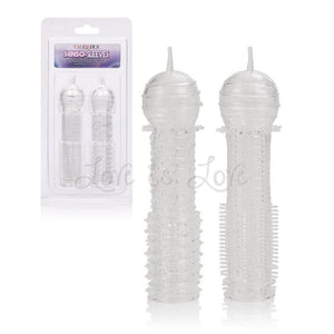 CalExotics Senso Sleeves Clear For Him - Penis Sheath/Sleeve CalExotics 