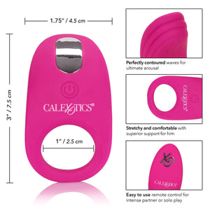 CalExotics Silicone Remote Pleasure Ring Cock Rings - Rechargeable Cock Rings CalExotics 